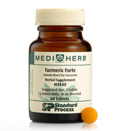 Mediherb Curcuma Forte – boîte du produit, usage quotidien recommandé