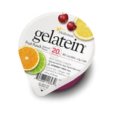 Gelatein Medtrition Fruit Punch emballage sûr prêt à l'emploi, idéal pour les régimes liquides clairs.