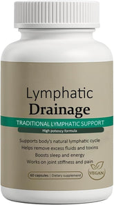 Megacephalus: bouteille de capsules drainage lymphatique pour soutenir l'équilibre hydrique et le bien-être.