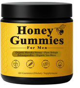 Megacephalus Gommes au miel – bouteille pratique pour une prise quotidienne sans pilules.