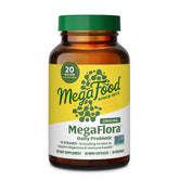 MegaFood MegaFlora Probiotic : bouteille visible pour le soutien digestif quotidien.