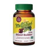 MegaFood Blood Builder — bouteille montrant une option de soutien énergétique potentiel.