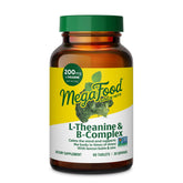 MegaFood L-Theanine & Complexe B – comprimés visibles dans l’emballage, usage quotidien potentiel