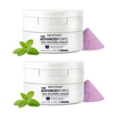 MEIPINBY poudre blanchiment dents ensemble, brillance rapide et routine simplifiée
