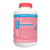 Member's Mark calcium 600 mg avec vitamine D3 – bouteille claire, support quotidien de l'apport nutritionnel.