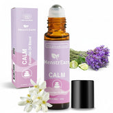 MenstrEaze Calm – bouteille roll-on, accessoire pratique pour une détente quotidienne.