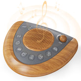Mesqool machine-bruits-sommeil-portable idéale en voyage grâce à sa batterie intégrée.