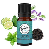 mEssentials Focus-bouteille-10ml : arôme pur favorisant concentration et clarté mentale.