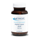 Metabolic Maintenance Alpha Lipoic Acid 300 mg, capsule végétale pour soutien antioxydant