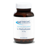 Bouteille Metabolic Maintenance L-Méthylfolate, soutien potentiel à la méthylation et à l'humeur.