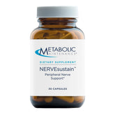 NERVEsustain de Metabolic Maintenance — bouteille montrant le flacon et le potentiel de confort nerveux.