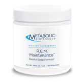 Metabolic Maintenance R.E.M. Maintenance, poudre mesurée prête dans un verre pour le sommeil.