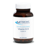 Metabolic Maintenance Vitamin D3 5000 UI – bouteille soutient os et immunité