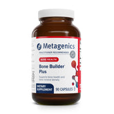 Bone Builder Plus de Metagenics, bouteille de capsules montrant le format facile à prendre