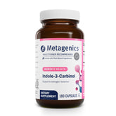 Metagenics Indole-3-Carbinol, bouteille: équilibre hormonal et protection antioxydante.