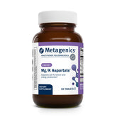Metagenics Mg/K Aspartate — bouteille de tablettes pour l'équilibre électrolytique potentiel.