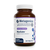 Metagenics MyoCalm: bouteille de comprimés prête à la relaxation musculaire au quotidien