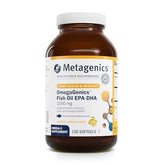Metagenics OmegaGenics EPA-DHA 1000 mg — bouteille pratique avec gélules oméga-3 pour le cœur