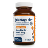 Metagenics SuperGarlic 6000 emballage clair et attractif pour achat éclairé.