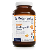 Metagenics Ultra Potent-C à mâcher – Bouteille visible, soutien immunitaire potentiel au quotidien.