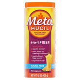 Metamucil Poudre Orange : bouteille visible, fibre psyllium facile à intégrer au quotidien.