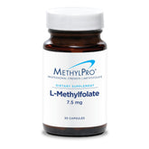 MethylPro L-Methylfolate sur bouteille, soutien potentiel des voies de méthylation.