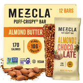Barre Mezcla montrant texture puff croustillante pour collation légère.