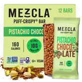 Mezcla barres puff-crispy, texture légère pour petit-déjeuner rapide