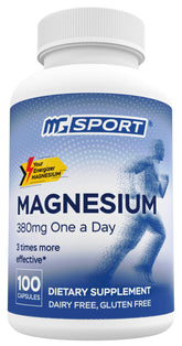MgSport bouteille magnesium 380mg pour soutien musculaire et sommeil