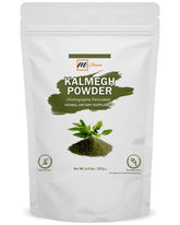 mGanna Poudre Kalmegh dans flacon, usage pratique et pureté naturelle.
