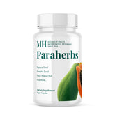 MICHAEL'S Paraherbs – Bouteille végétarienne de 60 capsules, pratique en voyage.