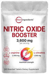 Micro Ingredients oxyde nitrique tablettes bisectées – boost naturel d'énergie pour l'entraînement.