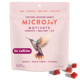 Microjoy Motivate gommes énergie, facile à mâcher pour une énergie rapide et naturelle.