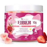 Migcopat Gommes fibres digestives en bouteille, soutien digestif pratique.