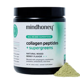MINDHONEY collagène et super-aliments verts bouteille prête à mélanger, énergie quotidienne