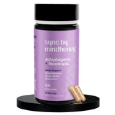 Mindhoney Sync: bouteille de 60 comprimés pour relaxations quotidiennes.