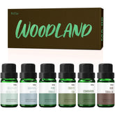 MitFlor Woodland Set: six bouteilles 10ml prêtes à diffuser.