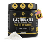 MMA Nutrition HRDWRK poudre électrolytes pour soutenir l'endurance pendant l'entraînement