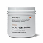 Poudre Momentous Protéine Végétale Cappuccino pour énergie soutenue grâce aux protéines végétales