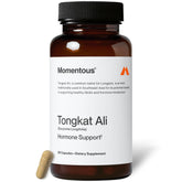 Momentous Tongkat Ali poudre racine 400 mg 30 portions, soutien hormonal et énergie