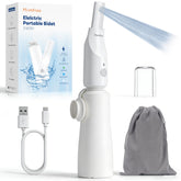 Momfree bidet portable voyage 350 ml pour une hygiène pratique en déplacement.