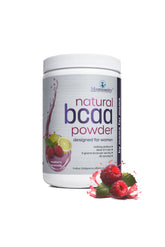 Momsanity BCAA pré-workout, poudre Framboise-Citron, énergie agréable avant l'entraînement.