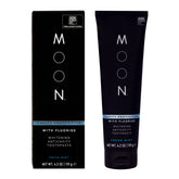 MOON dentifrice blanchissant—emballage pratique pour votre routine quotidienne