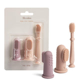 Moonkie bébé-doigt-brosse: nettoyage doux des premières dents et gencives.