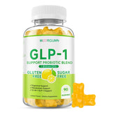 MOORGUMY GLP-1 Support : boîte visible avec gommes citronnées pour le bien-être digestif