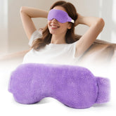 Masque MORLIDEN avec texture douce et chaleur apaisante pour les yeux.