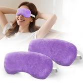 MORLIDEN masque-yeux chauffant micro-ondes: duo compact pour soulager fatigue visuelle