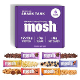MOSH pack varié barres protéinées keto pour énergie durable