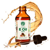 Mother Nature's Essentials Vitamine E en bouteille, usage quotidien facilité.