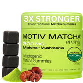 Motiv Matcha Gummies - bouteille: énergie naturelle durable pour toute la journée